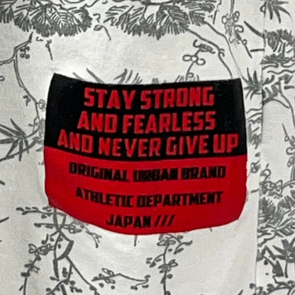 Original Gravity Tokyo T Shirt Japan Bengal Tiger Cherry Blossoms White M Medium