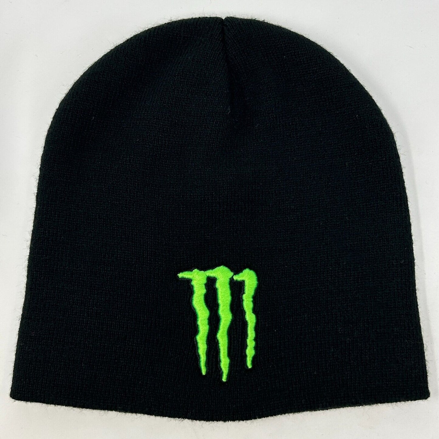 Monster Energy Beanie Cap Toque Winter Hat Skull MX Motocross BMX MMA Logo Black