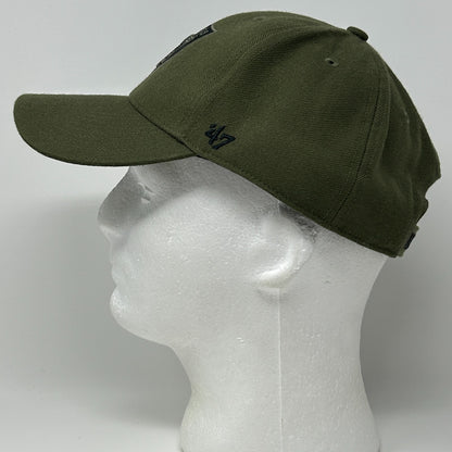 Las Vegas Raiders Hat Baseball Cap OD Olive Green 47 Brand Strapback Military