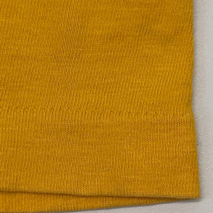 Vintage 70s Steer N Stein Stay Off Grass Drink Wine T Shirt Yellow XS X-Small