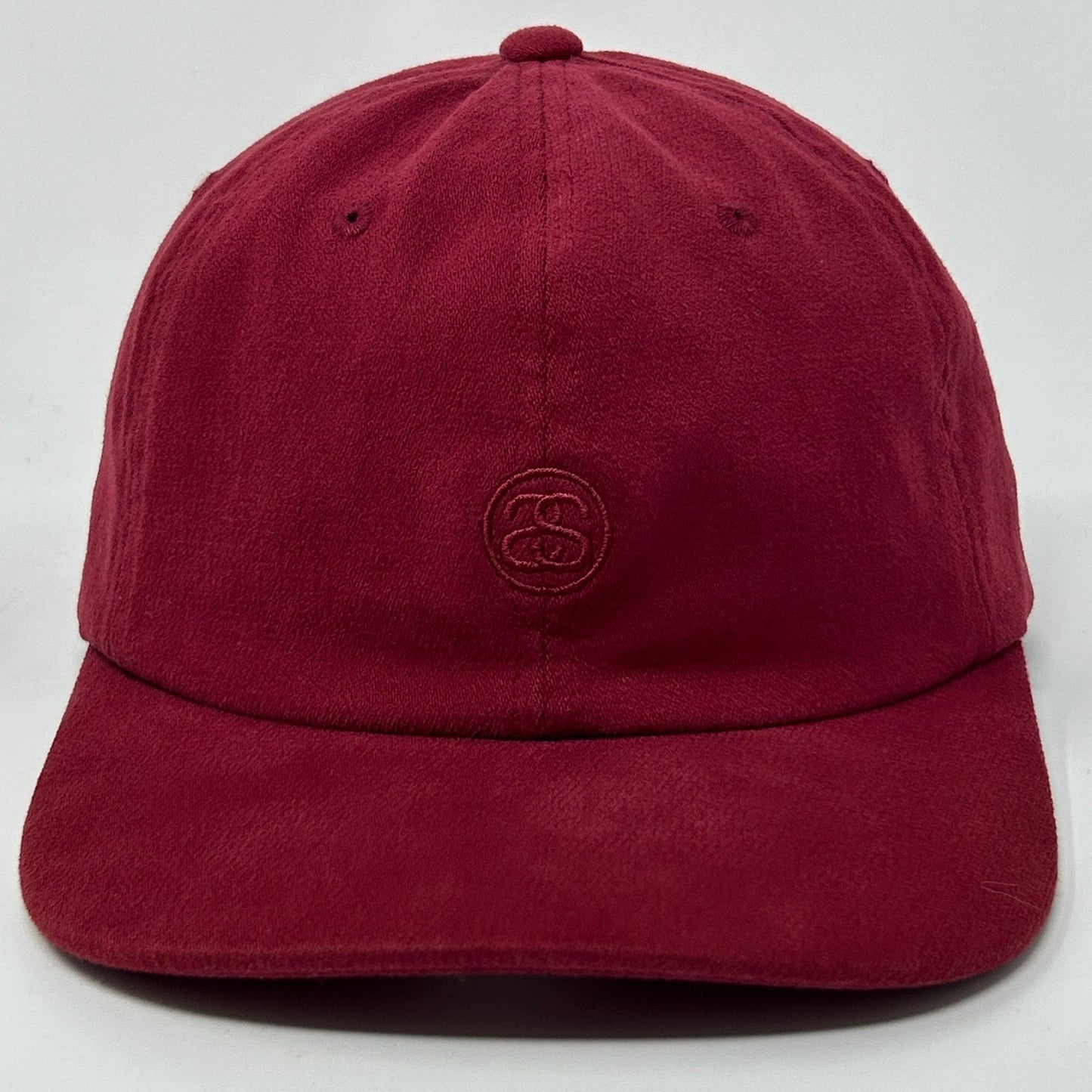 Stussy SS Logo Hat Baseball Cap Surfer Surfing Streetwear Skater Strapback Red