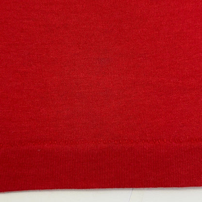 Vintage 80s San Francisco 49ers 1988 Super Bowl Champions T Shirt M Medium Red