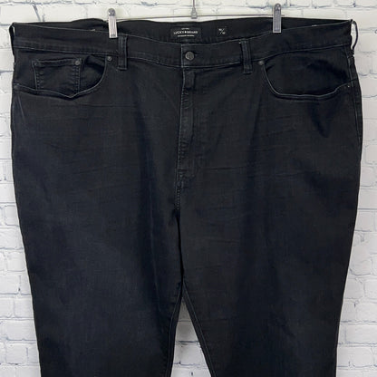 Lucky Brand Denim Jeans Athletic Fit Big and Tall Stretch Black Mens 52x31