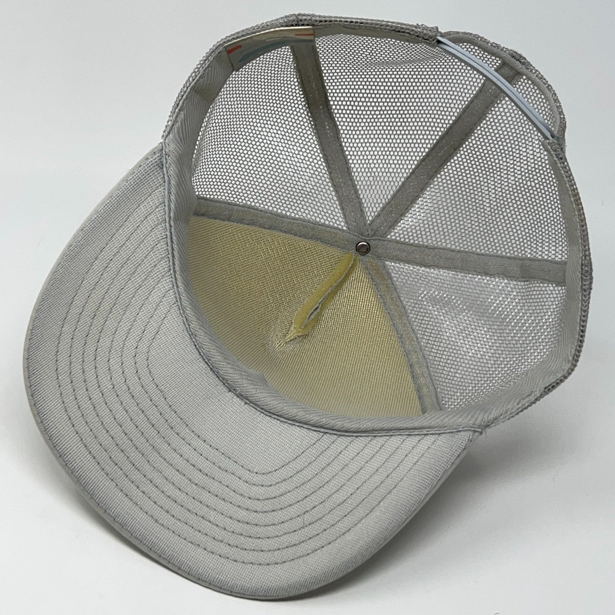 Vintage Robertson Drago Funeral Home Trucker Hat Gray Rope Snapback Baseball Cap