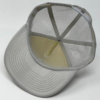 Vintage Robertson Drago Funeral Home Trucker Hat Gray Rope Snapback Baseball Cap