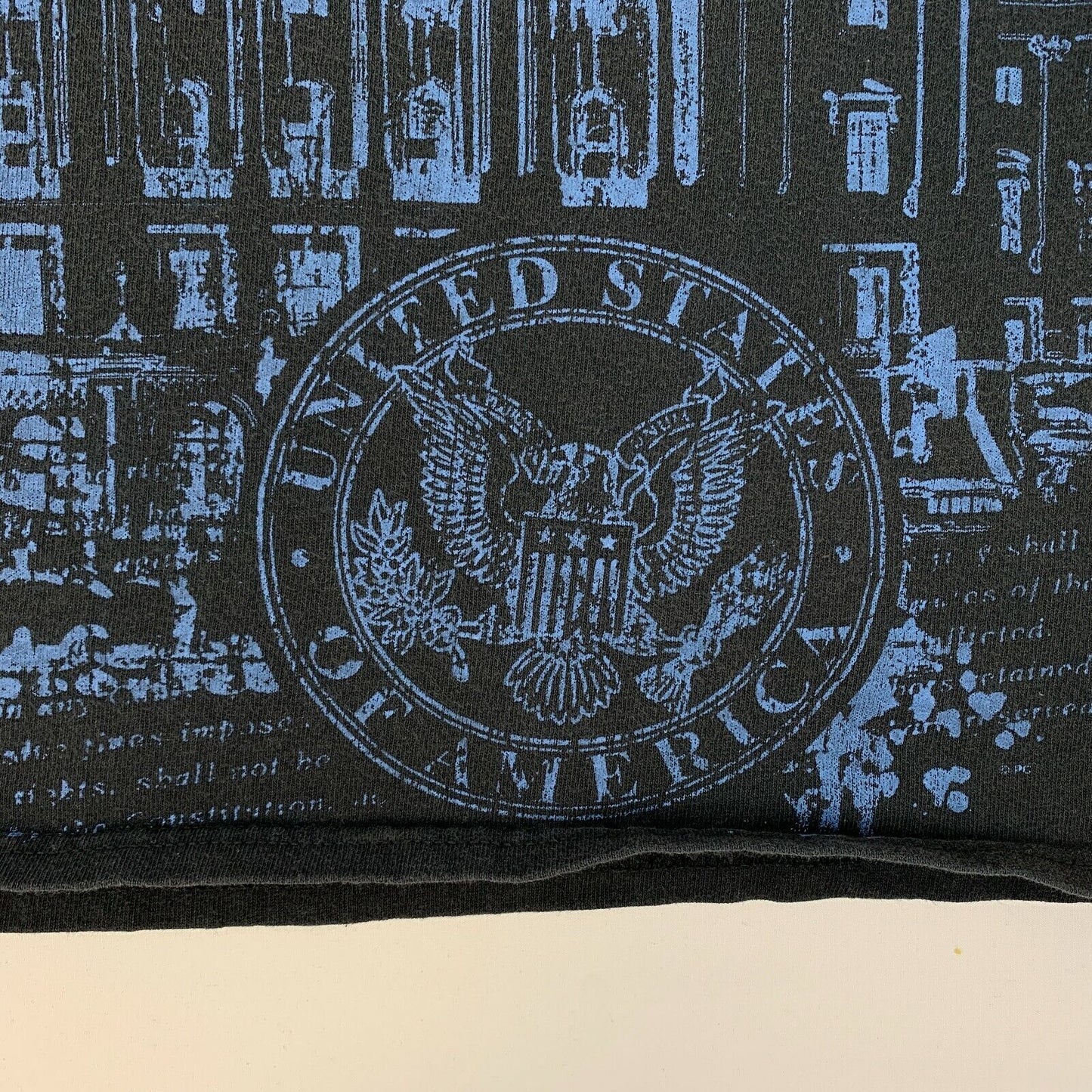 Camiseta de la Capital de las Naciones de Washington DC, camiseta de monumentos de edificios de EE. UU. XL X-Large