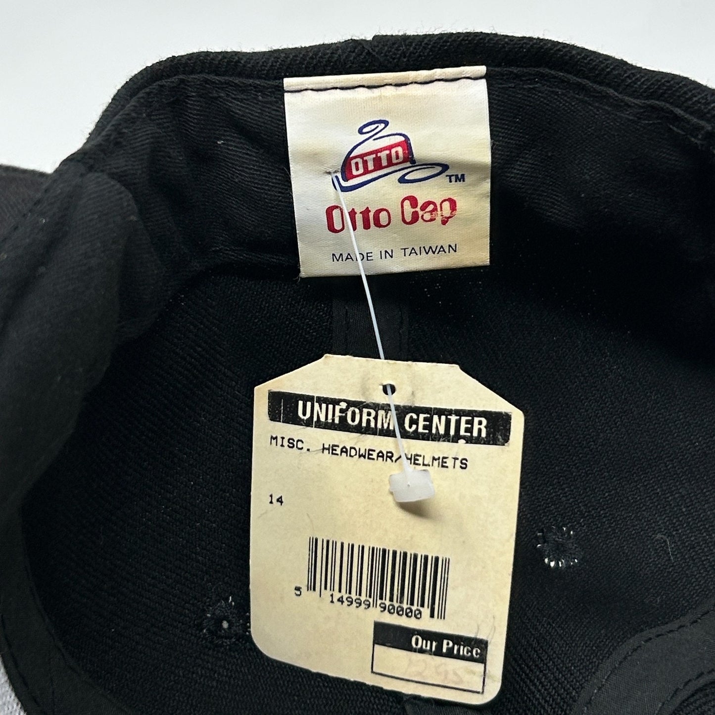 Vintage Whittier Police Hat Cap Black 90s California Policeman Officer Snapback