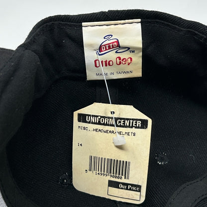 Vintage Whittier Police Hat Cap Black 90s California Policeman Officer Snapback