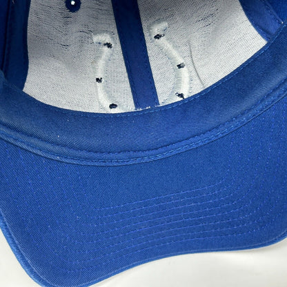 Gorra de béisbol con correa trasera azul de los Indianapolis Colts Trapper con orejeras de la NFL para invierno