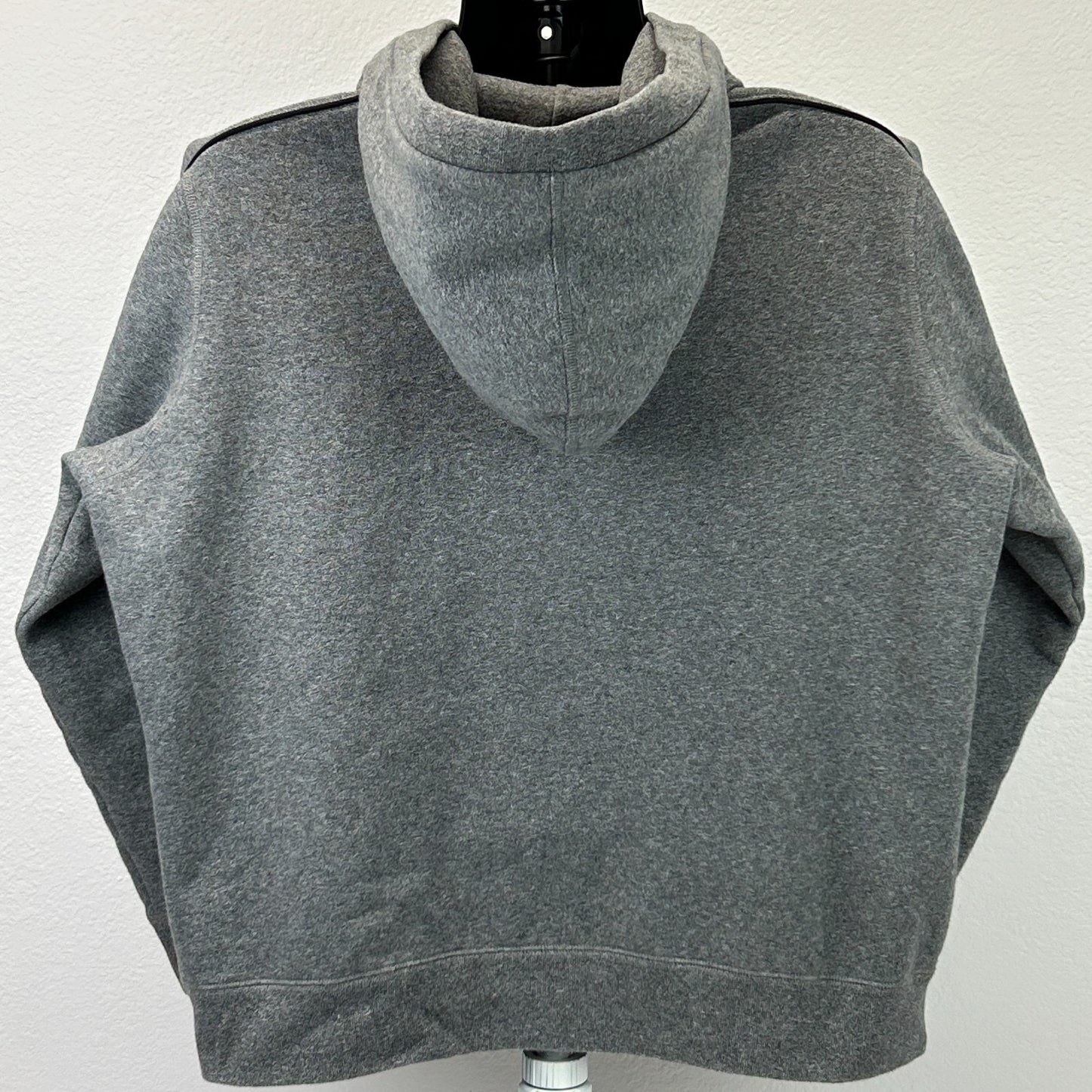 Roots is Canada Hoodie Hooded Sweatshirt Full Zip Maple Leaf Gray Mens L Large