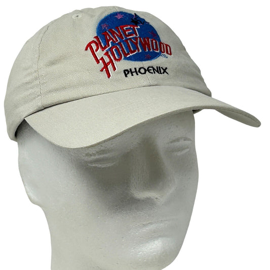 Gorra de béisbol con cierre trasero de Arizona, color blanco, estilo vintage de los años 90, de Planet Hollywood Phoenix