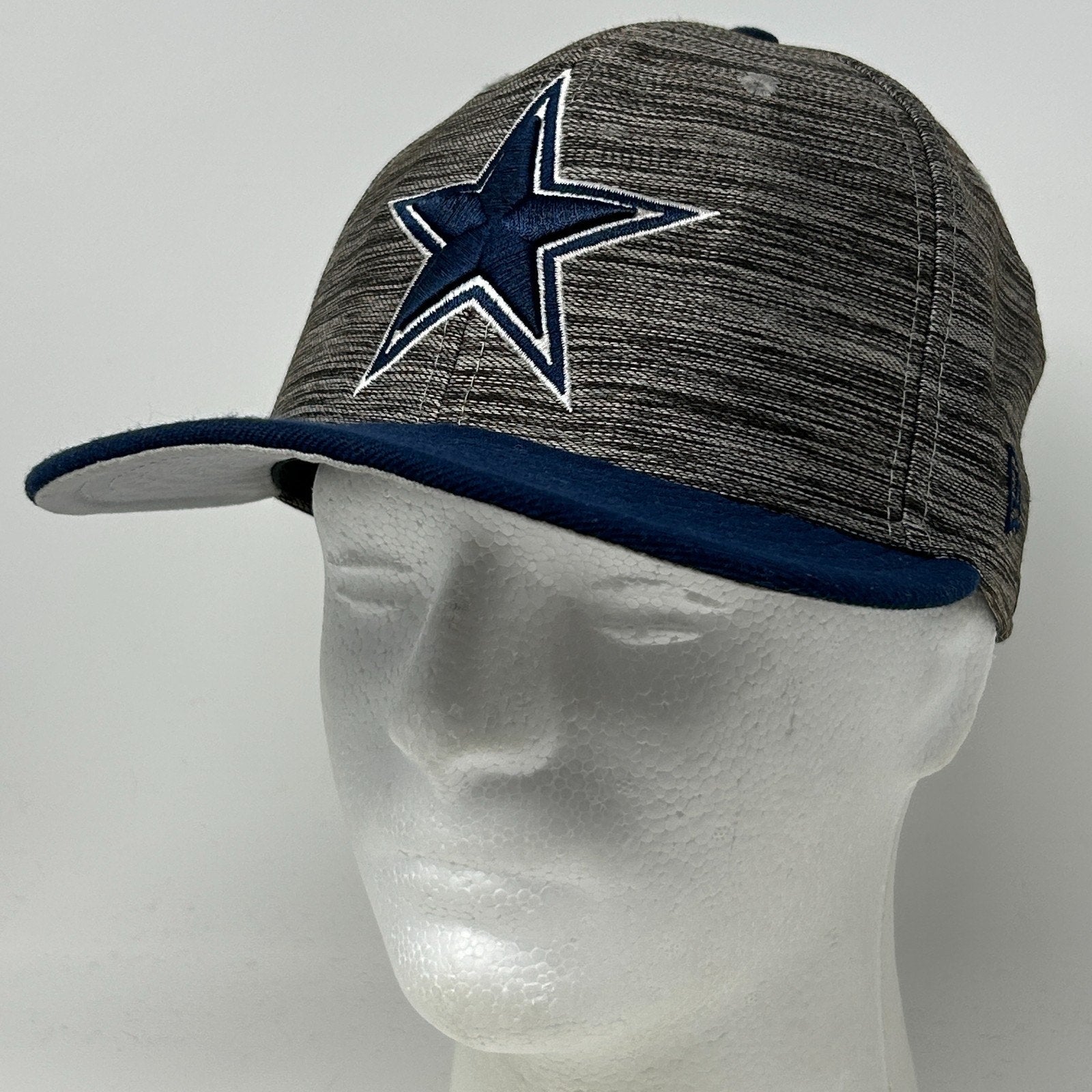 Dallas Cowboys Hat Baseball Cap Heathered Gray NFL New Era 9Fifty Snapback - Neon Vintage