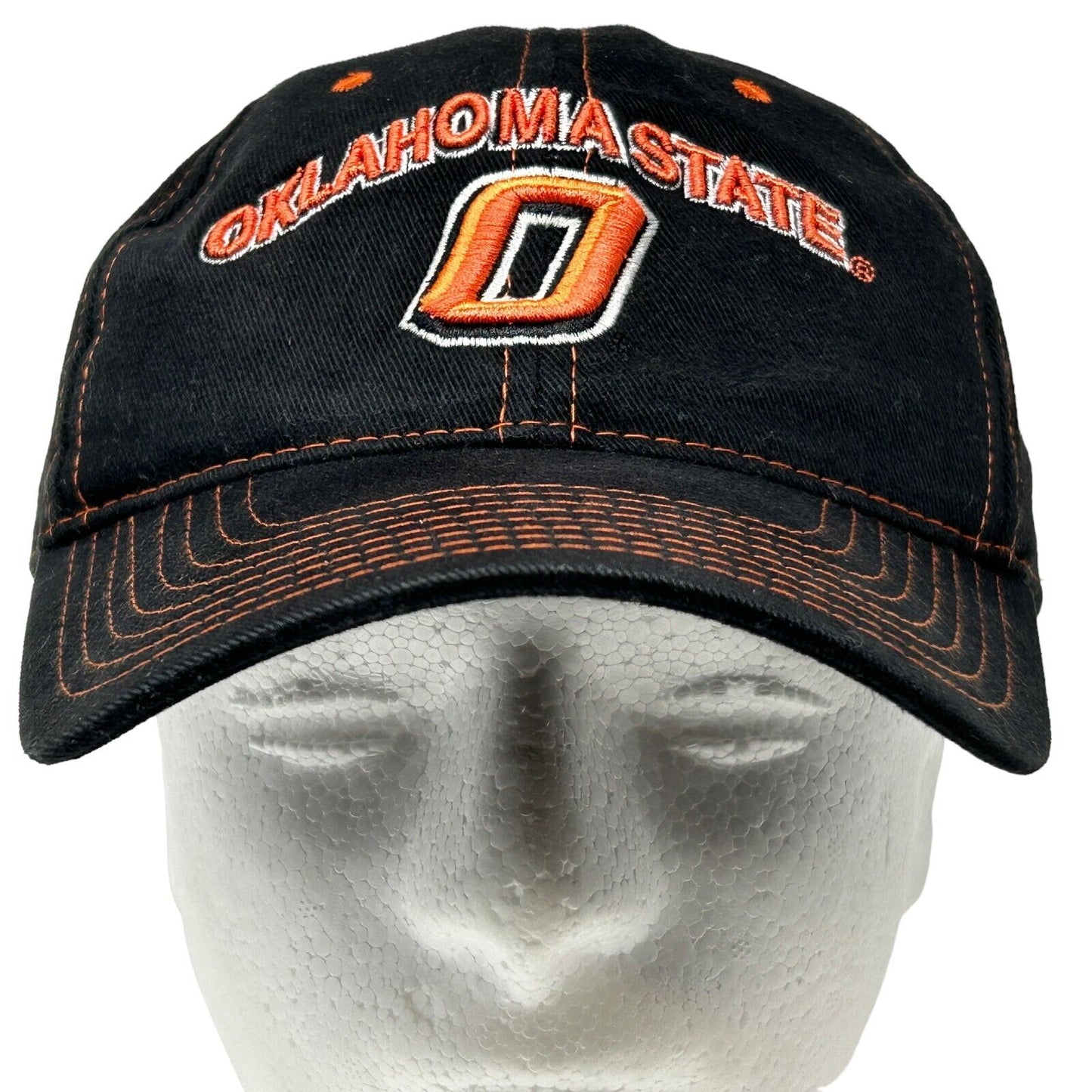 Oklahoma State Cowboys Hat University NCAA Gorra de béisbol negra con cierre trasero