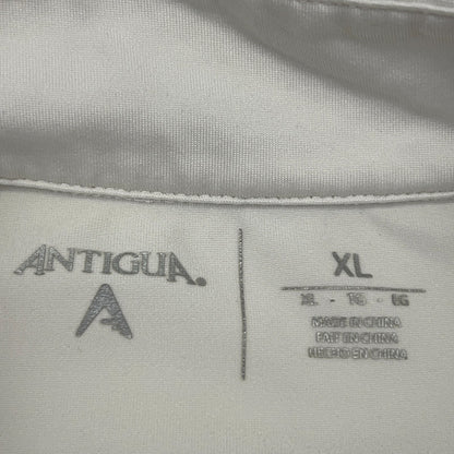 Memphis Tigers 1/4 Quarter Zip Pullover Shirt XL X-Large White Antigua Golfer