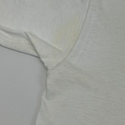 Vintage 90s Emu Producers International Co-operative T Shirt Oil White M Medium