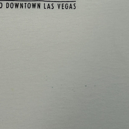 Pioneer Club Las Vegas Vintage 90s T Shirt Gambling Casino White Tee Large