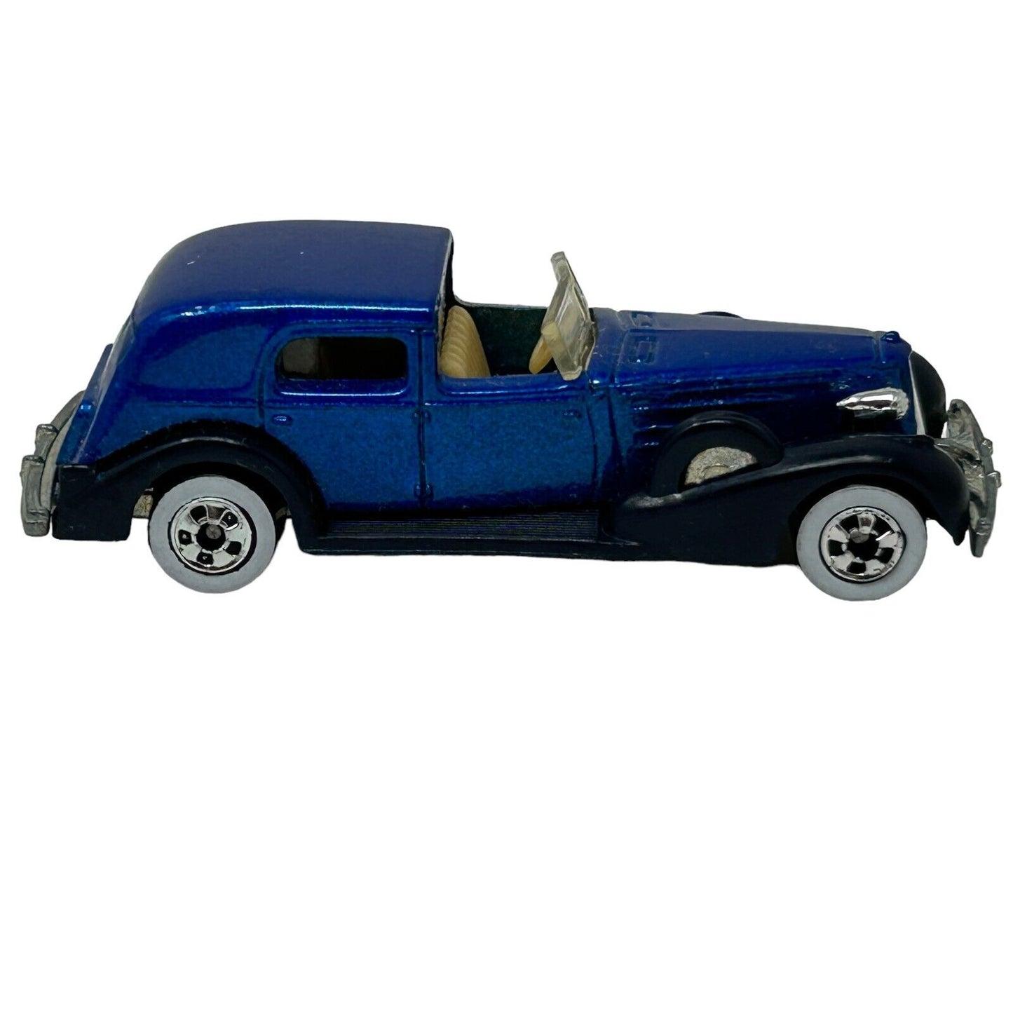 35 Classic Caddy Hot Wheels Diecast Car Blue Vintage 80s Cadillac Series 355