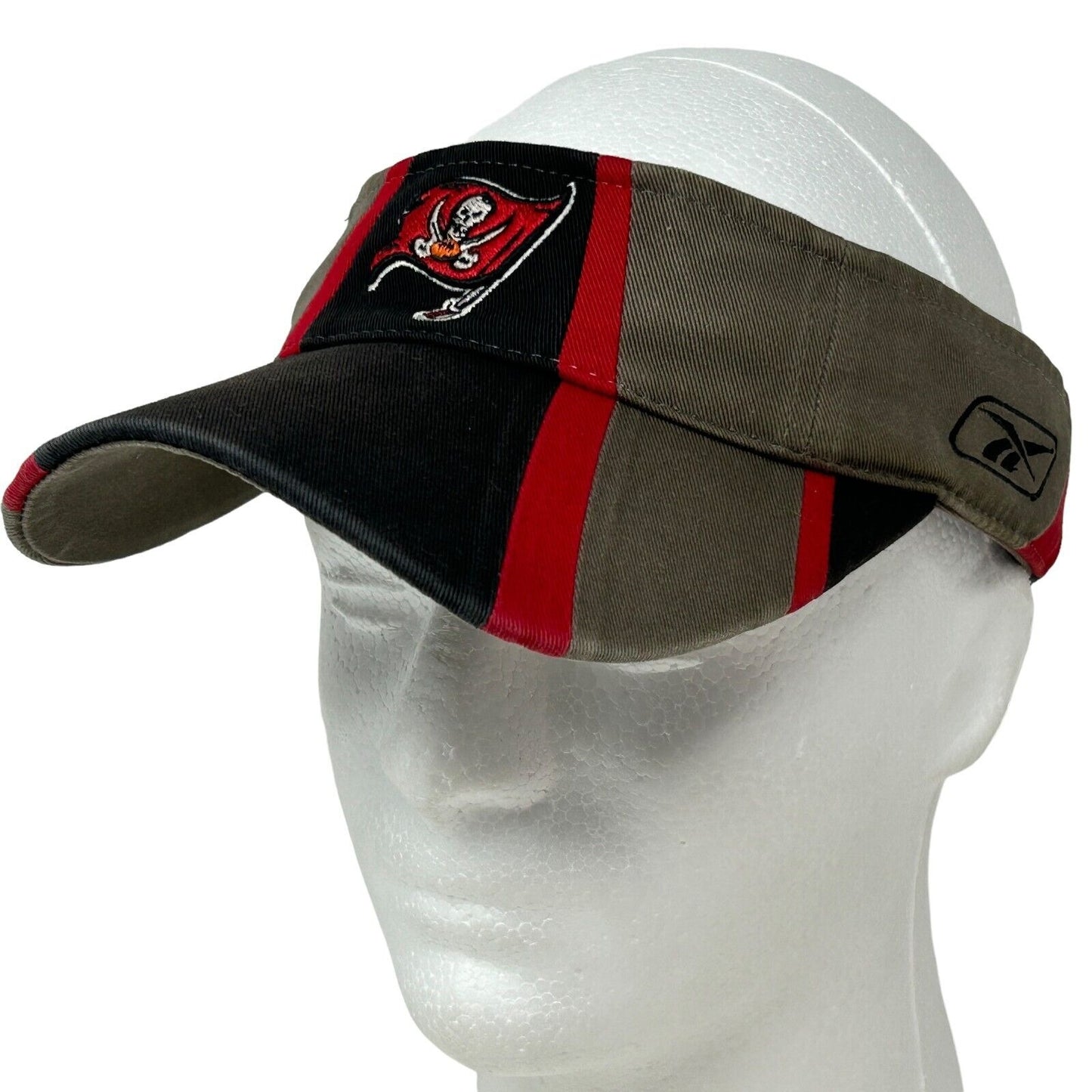 Tampa Bay Buccaneers Visor Hat Cap NFL Football Reebok Brown Strapback