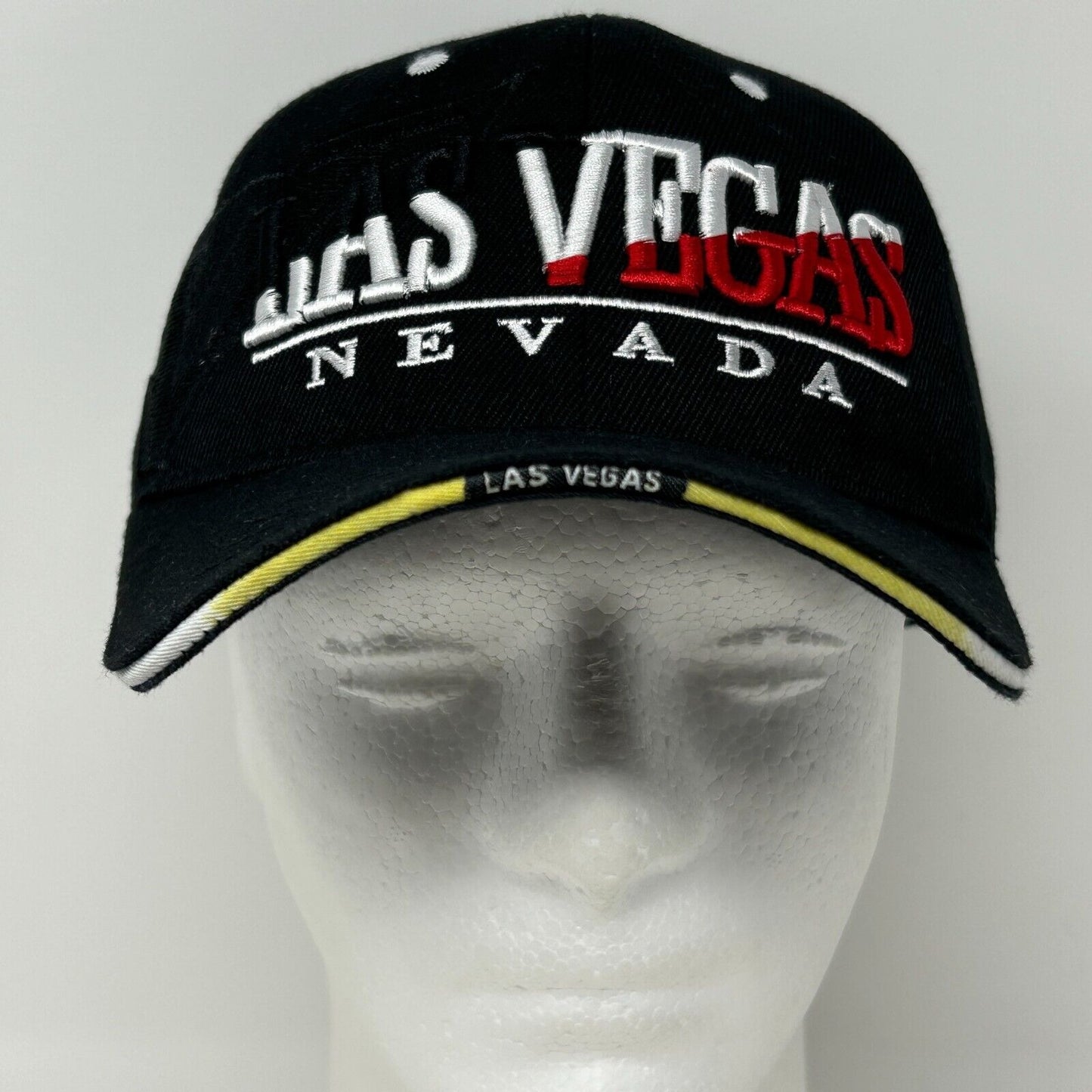 Las Vegas Nevada Baseball Hat Cap Casino Gambling Travel Tourist Tourism Black