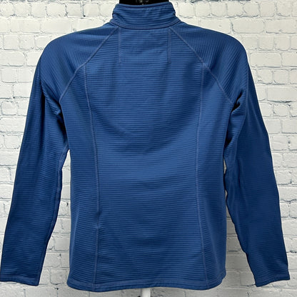 5.11 Tactical Stratos 1/4 Quarter Zip Fleece Pullover Shirt Blue Womens M Medium