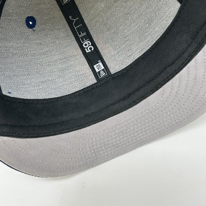 New York NY Mets 1986 WS Hat Baseball Cap Swarovski New Era Blue Fitted 7 1/2