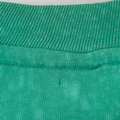 Vintage 90s Sailboat T Shirt Sailing Yachting Nautical Made In USA Green S Small