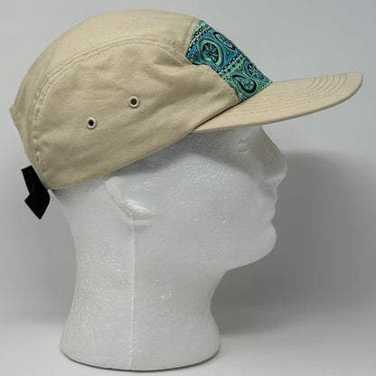 Lost Enterprises Camp Hat Baseball Cap 5 Panel Strapback Beige Surfer Surfing - Neon Vintage