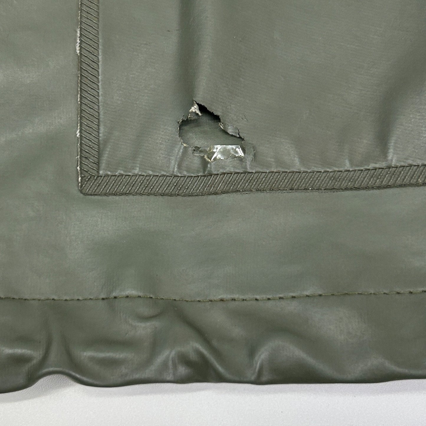 Vintage 60s 70s Stearns Dry Wear Raincoat Jacket Hooded USA Made Green M Medium - Neon Vintage