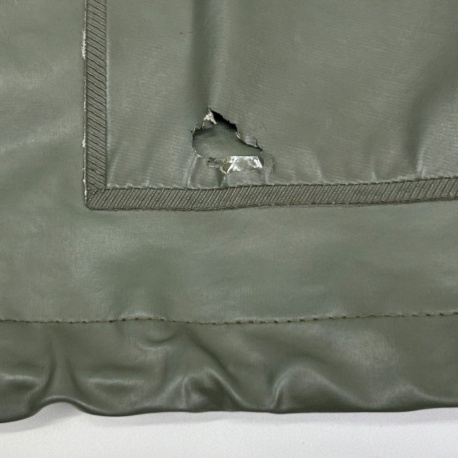 Vintage 60s 70s Stearns Dry Wear Raincoat Jacket Hooded USA Made Green M Medium - Neon Vintage