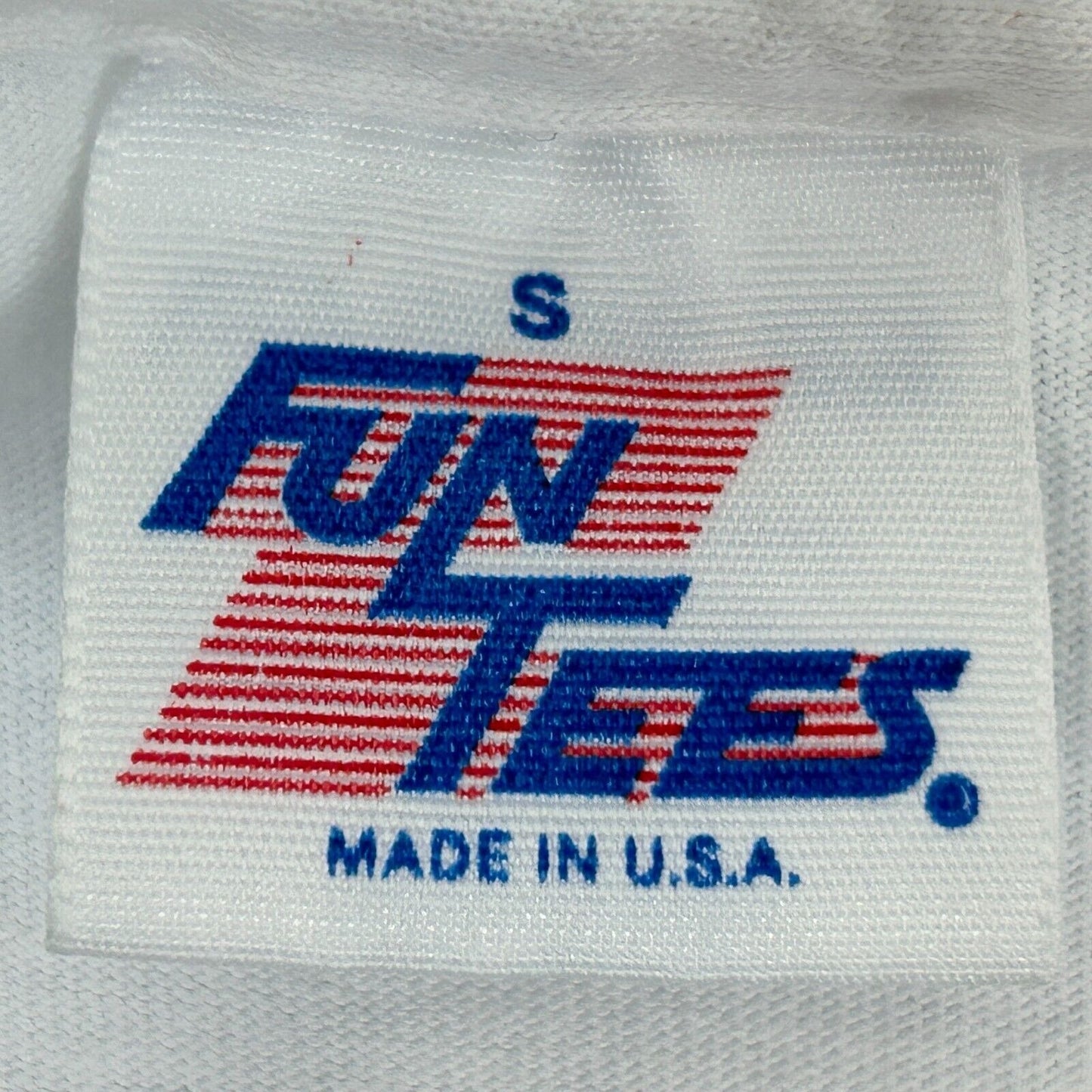 Vintage T&C Surf Designs T Shirt Mens X-Small Surfer Surfing 80s USA Made White