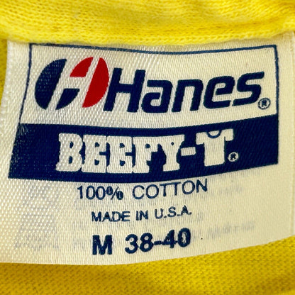 Arizona Softball USSSA Vintage 80s T Shirt Yellow Made In USA Graphic Tee Small