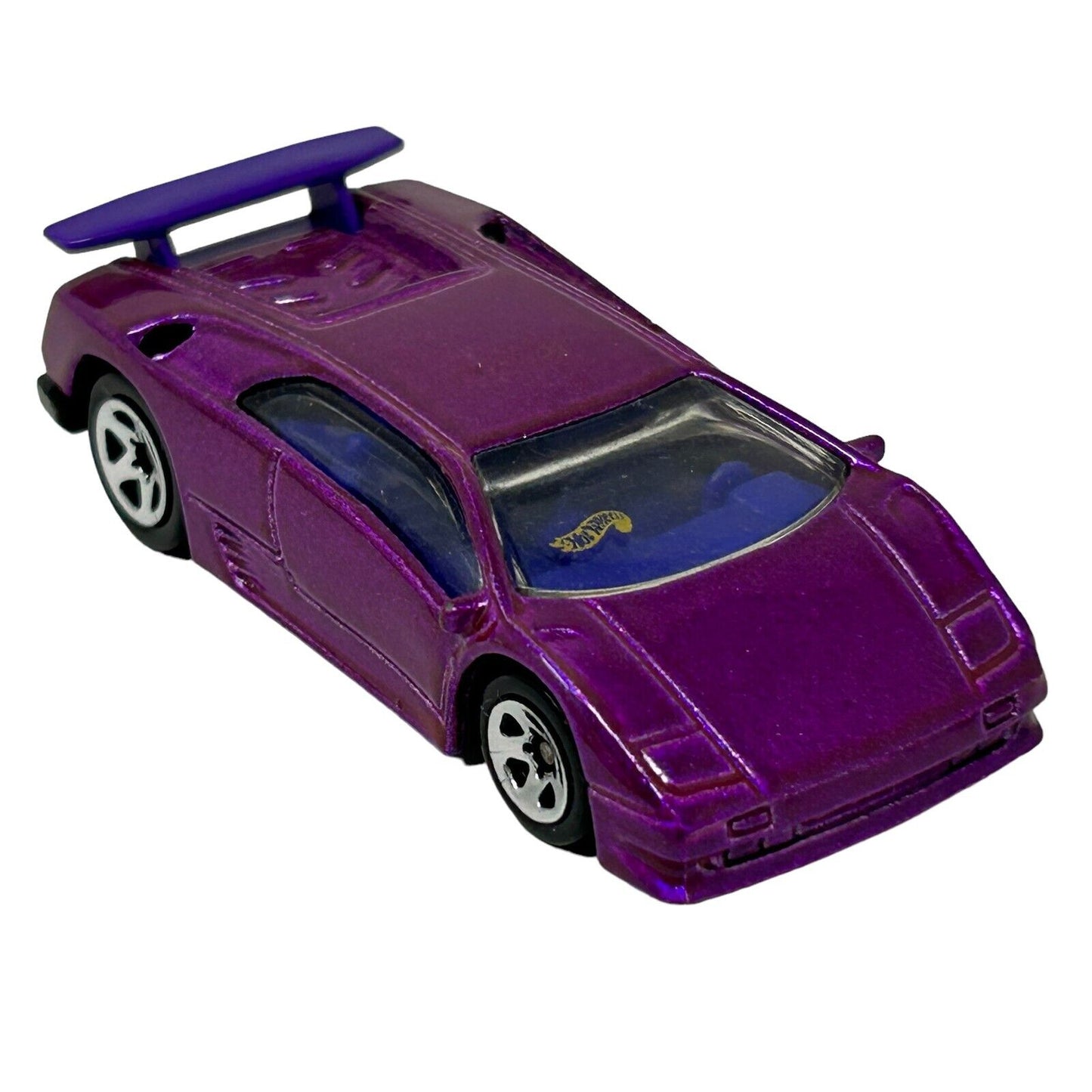 Lamborghini Diablo Hot Wheels Collectible Diecast Car Vintage 90s Purple Vehicle