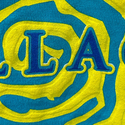 Vintage 90s Bellagio Casino Las Vegas T Shirt Hotel Gambling USA Blue L Large