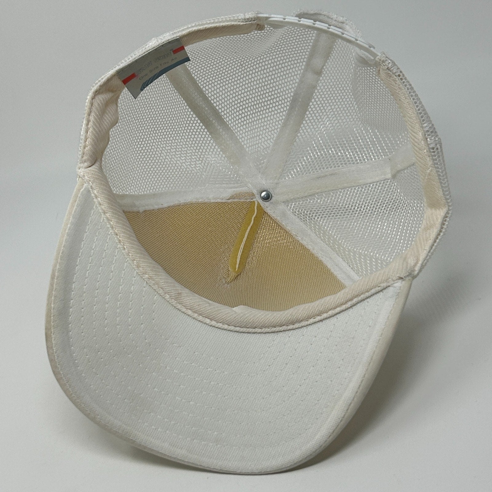 Vintage 90s Toy Show Ipava Illinois Trucker Hat Baseball Cap Mesh Snapback White - Neon Vintage
