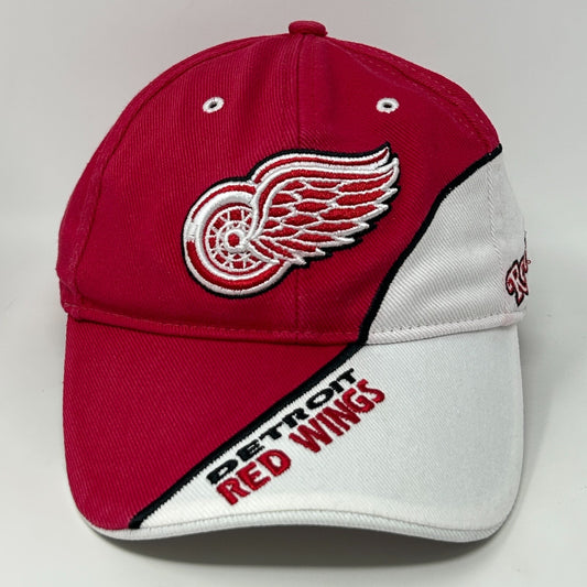 Detroit Red Wings Hat in red and white with front logo and stylish design for fans
