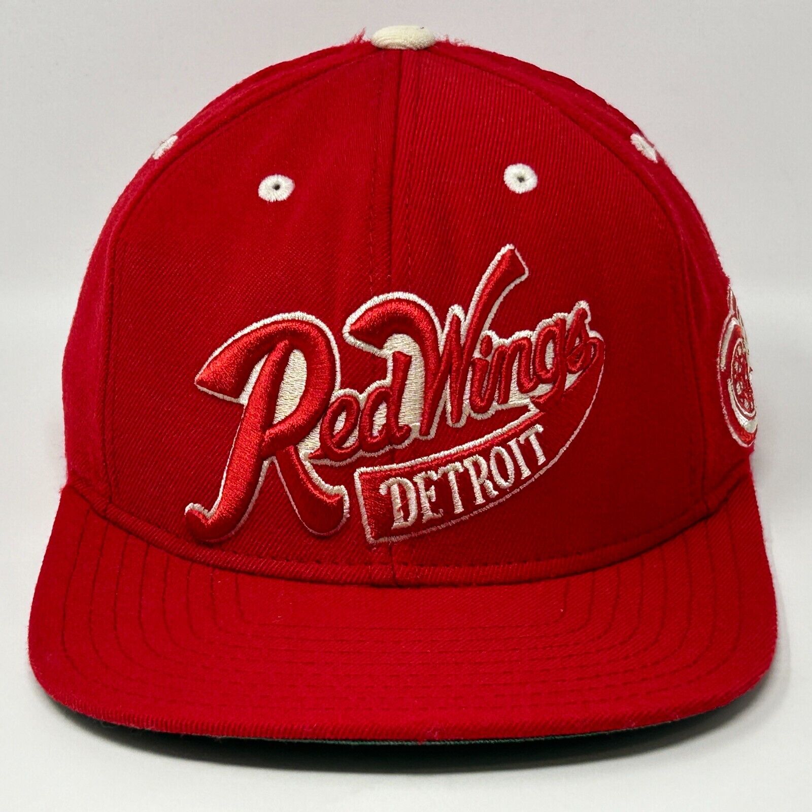 Reebok Detroit Red Wings Red Baseball Cap with Embroidered Logo and Adjustable Fit