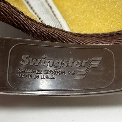 Vintage Case IH Hat Cap Brown 80s Farming Farmer Tractor Full Foam Snapback USA