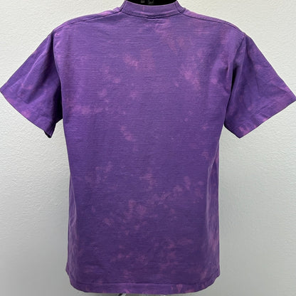 Vintage Fairbanks Alaska Mountain Biking T Shirt Mens L Large Purple 90s Biker