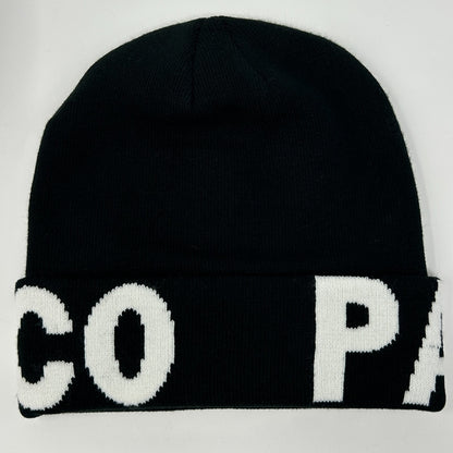 Parasuco Jeans Beanie Winter Hat Toque Streetwear Flip Cuffed Black