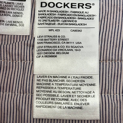 Dockers chino pants in tan, modern fit, size 34, front view, perfect for versatile casual wear