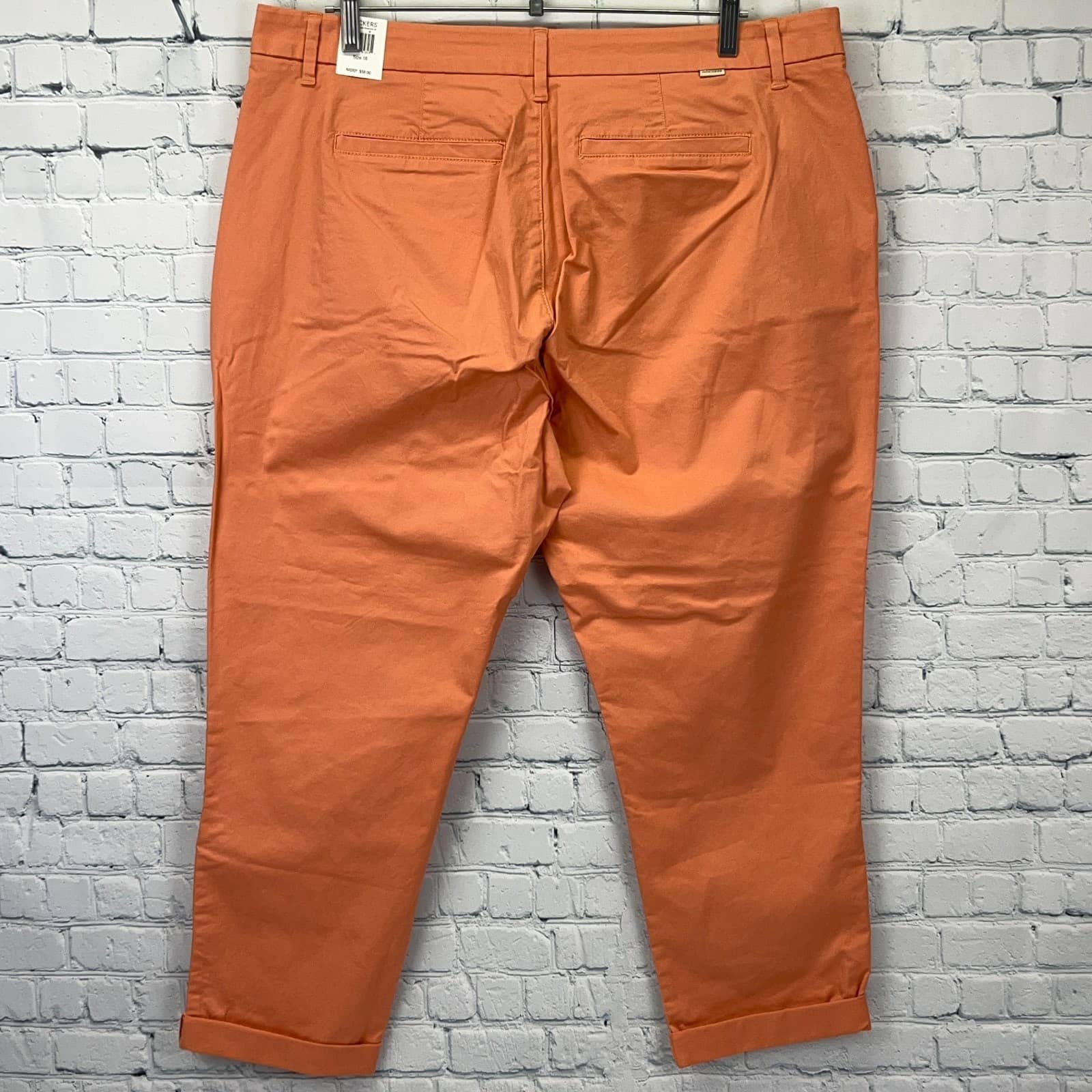 Dockers Chino Pants in Peach Color with a Back View for Classic Stylish Look
