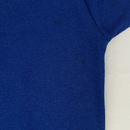 Vintage 80s UNR University of Nevada Reno T Shirt Wolf Pack Blue USA XL X-Large