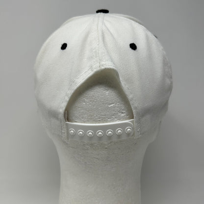 Vintage 90s Producers Hybrids Hat Baseball Cap Seeds Agriculture Snapback White