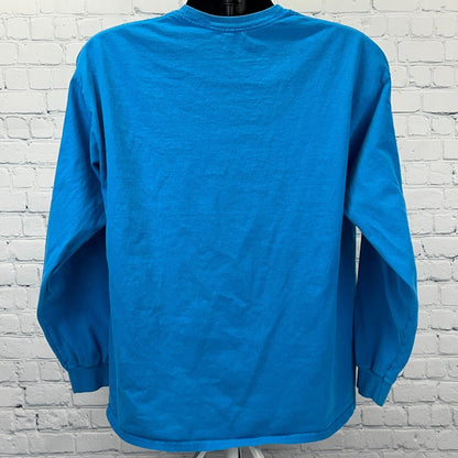 Billie Eilish Don’t Smile At Me T Shirt XL X-Large Blue Long Sleeve Pop Music