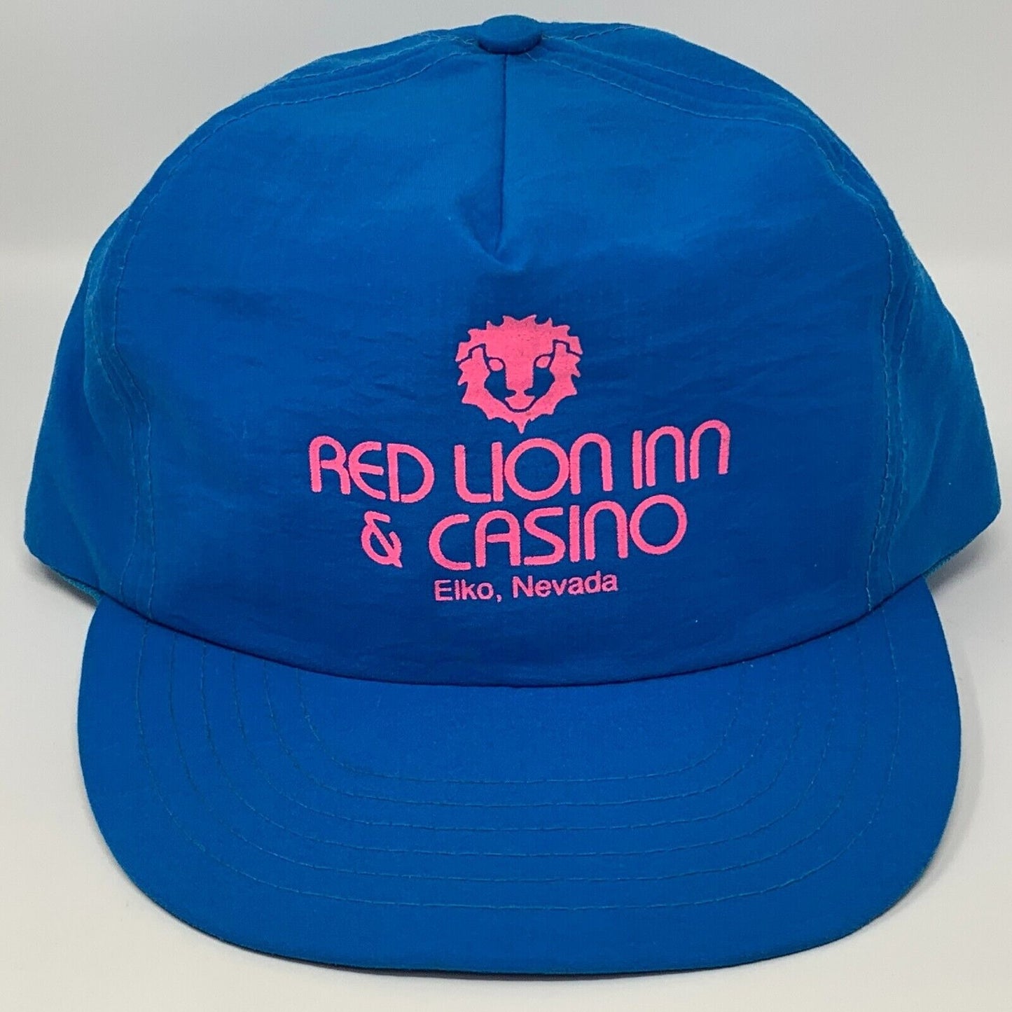 复古 Red Lion Inn Casino Elko 棒球帽 90 年代内华达赌博棒球帽 蓝色