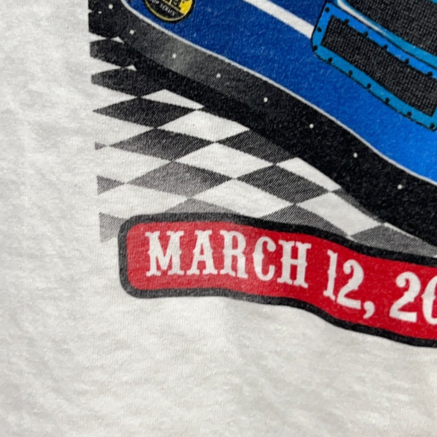 Vintage Y2Ks 2006 NASCAR Las Vegas UAW DaimlerChrysler 400 T Shirt White L Large