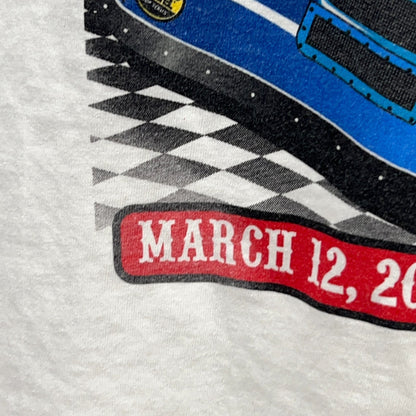 Vintage Y2Ks 2006 NASCAR Las Vegas UAW DaimlerChrysler 400 T Shirt White L Large