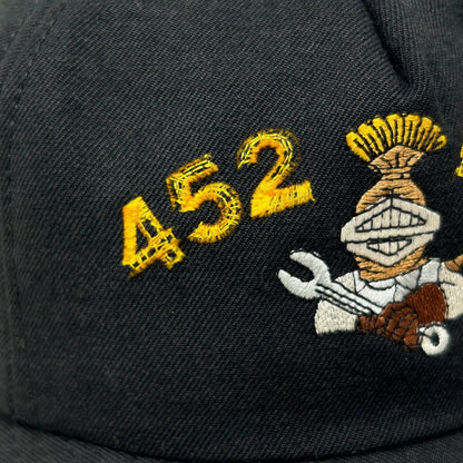 复古 452nd AGS 棒球帽 维护 美国空军 USAF Snapback 黑色