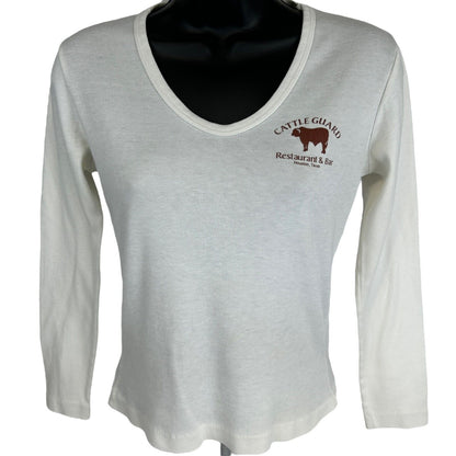 Cattle Guard Restaurant Bar Womens Vintage 80s T Shirt Small Houston Texas USA