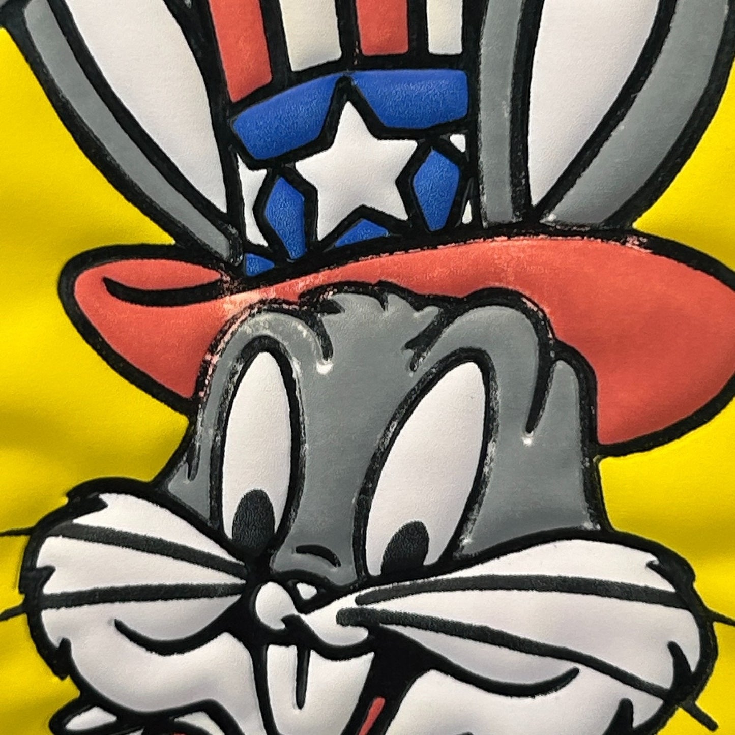 Vintage 70s Bugs Bunny USA T Shirt Patriotic Independence Day Blue Tee M Medium